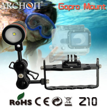 Montre Gopro à fond réglable Archon Z10, Gopro Hero 3 Mount for Diving Lampe de poche